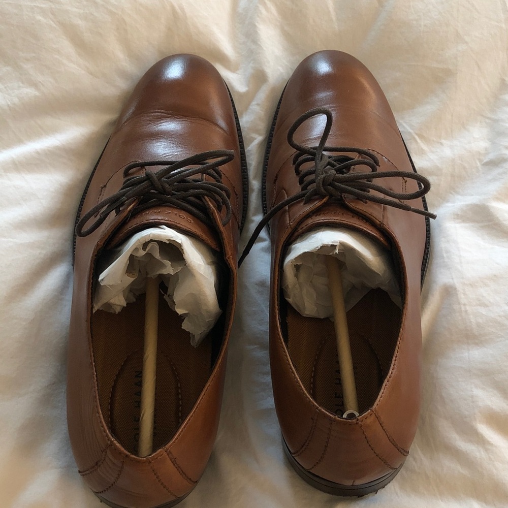 Cole Haan Brown Dress Shoes - Picture 3 of 9